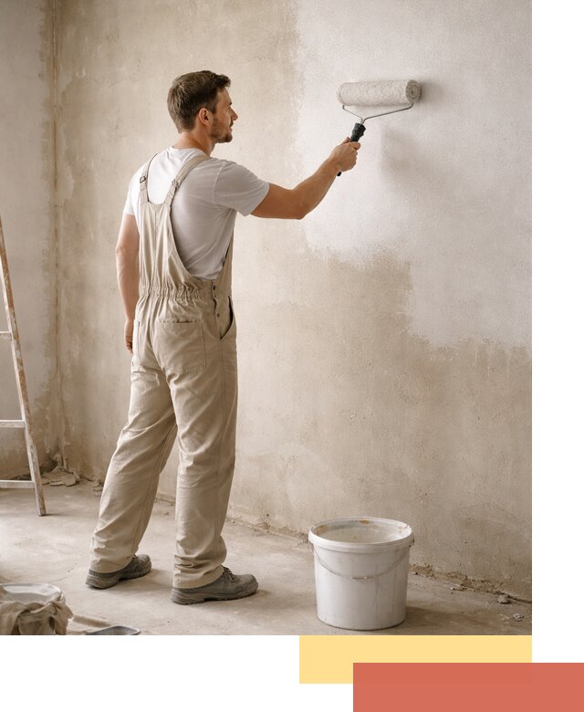 Грунтовка стен под отделку в Урюпинске профессиональным раствором