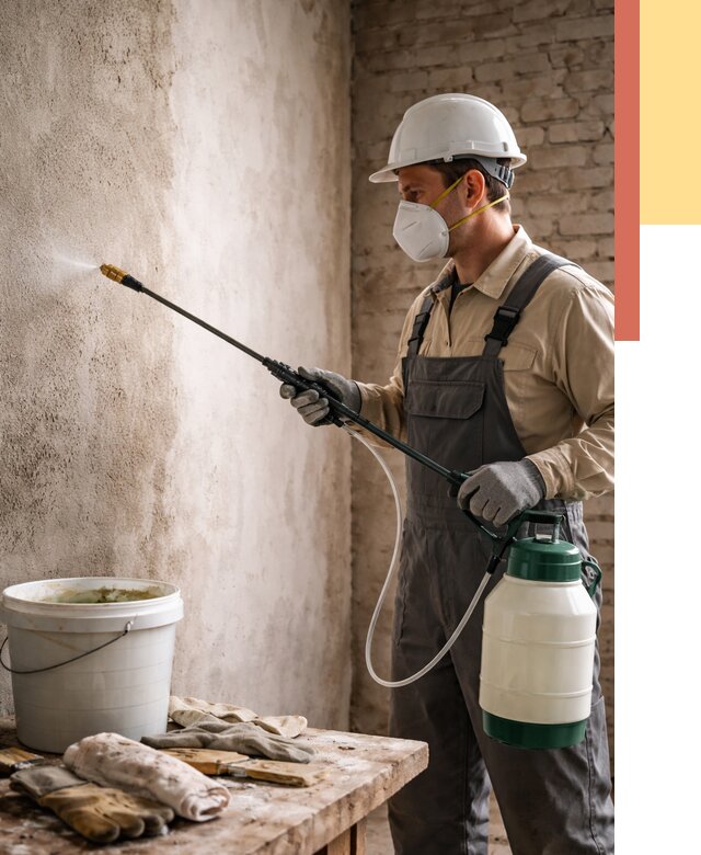 Антисептическая обработка стен в Урюпинске от 1236 руб. — быстро и недорого | ОТДЕЛОЧНИК-Рюп