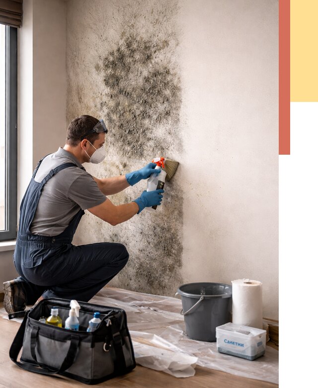 Удаление плесени со стен в Урюпинске от 2215 руб. — быстро и недорого | ОТДЕЛОЧНИК-Рюп