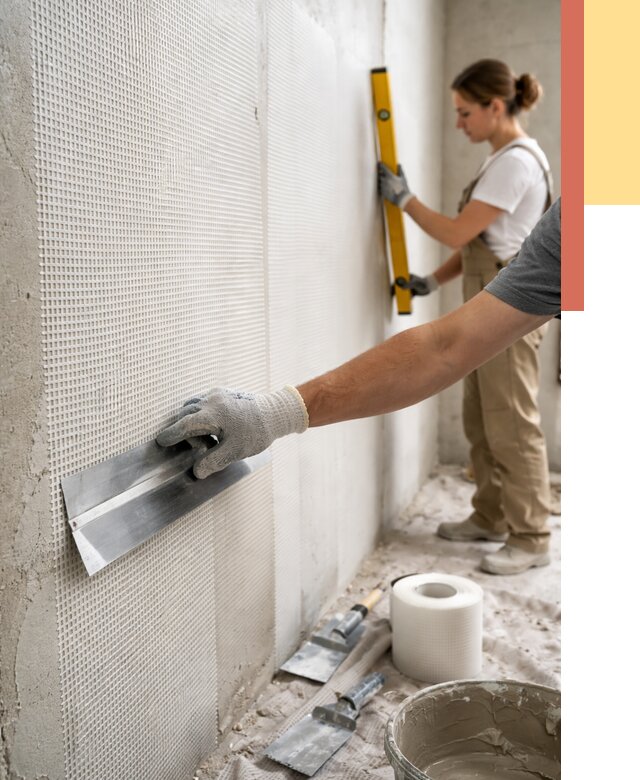 Армирование стен стеклосеткой в Урюпинске от 3296 руб. под ключ | ОТДЕЛОЧНИК-Рюп