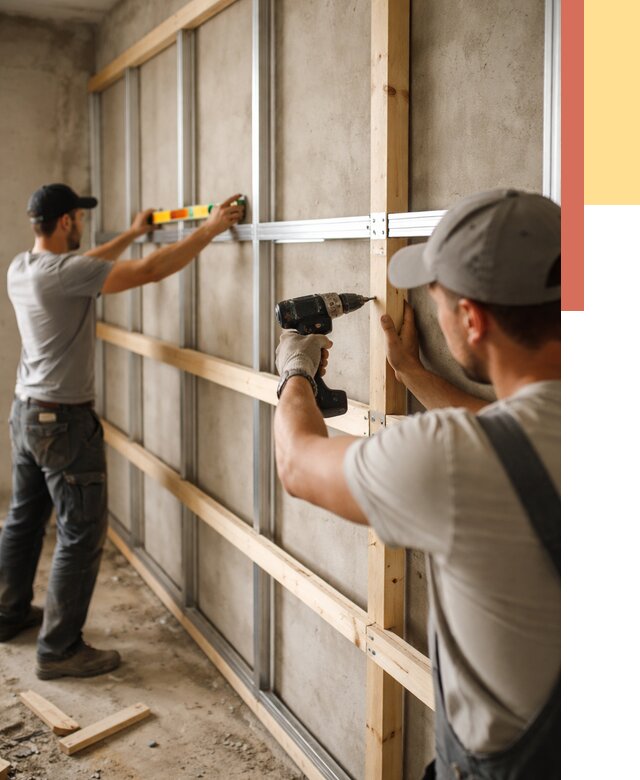 Устройство обрешетки под панели в Урюпинске от 2163 руб. — монтаж под ключ | ОТДЕЛОЧНИК-Рюп