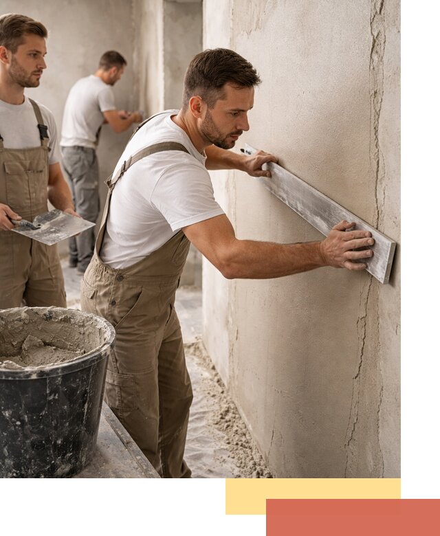 Штукатурка стен без маяков в Урюпинске быстро и качественно