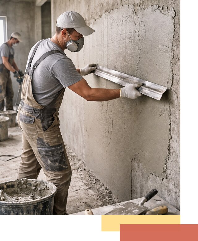 Штукатурка бетонных стен в Урюпинске качественно и долговечно