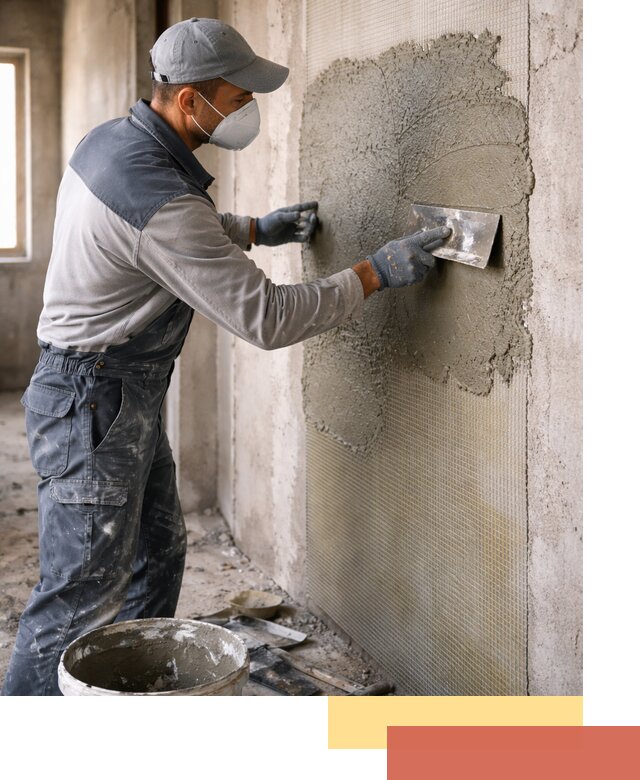 Штукатурка стен по сетке в Урюпинске под ключ качественно и быстро