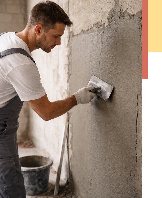 Штукатурка стен под плитку в Урюпинске от 4326 руб./м2 — выравнивание под плитку | ОТДЕЛОЧНИК-Рюп