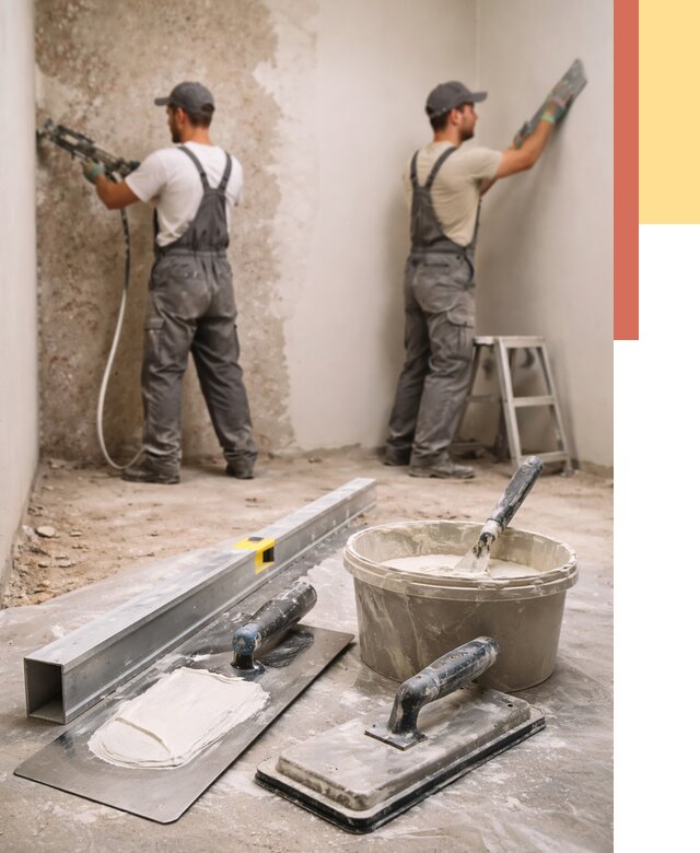 Штукатурка стен под обои в Урюпинске от 4635 руб./м2 — выравнивание под обои | ОТДЕЛОЧНИК-Рюп