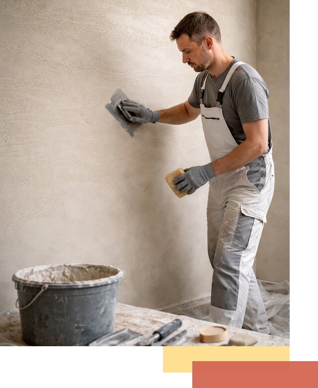 Декоративная штукатурка травертин в Урюпинске для стен и потолков