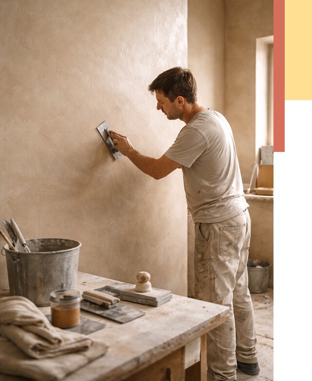 Марокканская штукатурка таделакт в Урюпинске под ключ от 4326 руб. | ОТДЕЛОЧНИК-Рюп