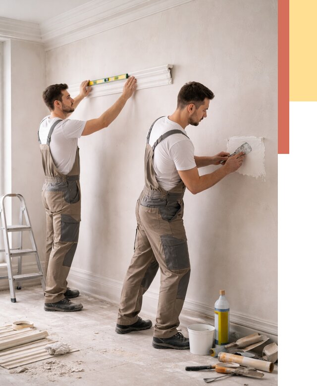 Монтаж лепнины на стены в Урюпинске от 4635 руб. — недорого, быстро | ОТДЕЛОЧНИК-Рюп