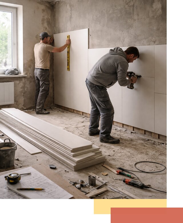 Монтаж ПВХ панелей на стены в Урюпинске качественно и быстро