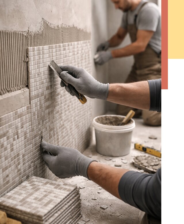 Облицовка стен мозаикой в Урюпинске от 3296 руб/м2 — укладка мозаики на стены | ОТДЕЛОЧНИК-Рюп