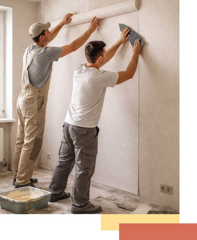 Поклейка виниловых обоев в Урюпинске профессионально и качественно