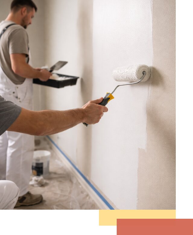 Покраска стен акриловой краской профессионально в Урюпинске