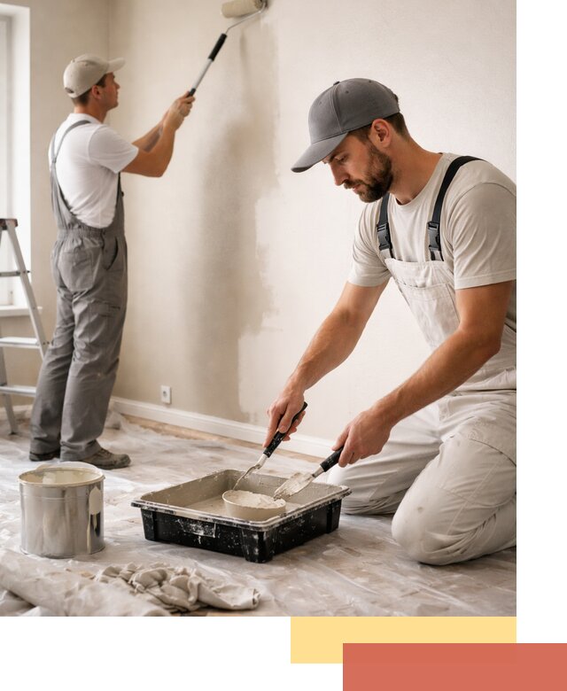 Покраска стен в квартире в Урюпинске — профессионально и аккуратно