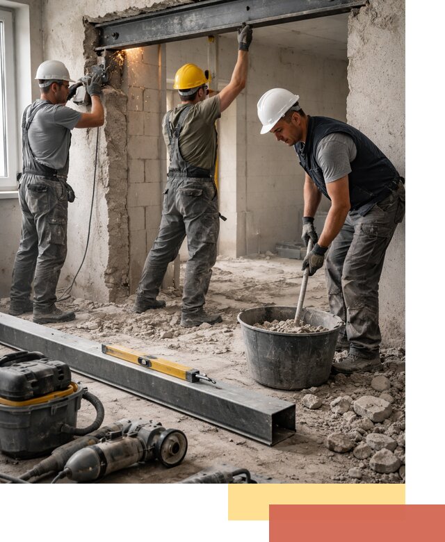 Создание проемов в стенах и несущих конструкциях в Урюпинске