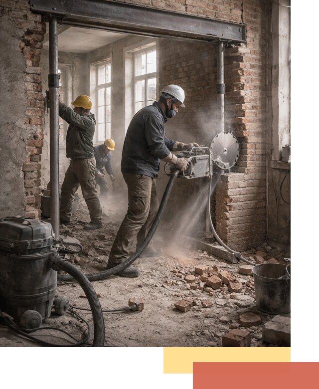 Прорезка проема в стене под дверной или оконный проем в Урюпинске