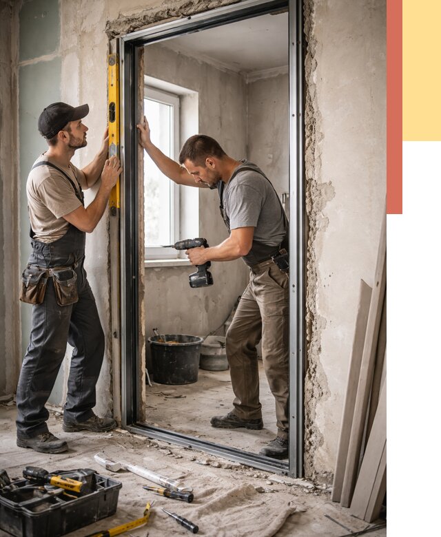 Закладка дверного проема в Урюпинске от 3605 руб. — быстро и недорого | ОТДЕЛОЧНИК-Рюп