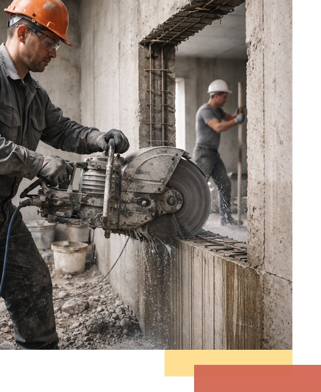 Алмазная резка проемов в Урюпинске быстро и точно