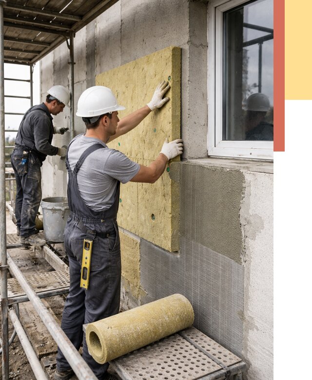 Утепление стен в Урюпинске от 4429 руб. под ключ — быстро и недорого | ОТДЕЛОЧНИК-Рюп