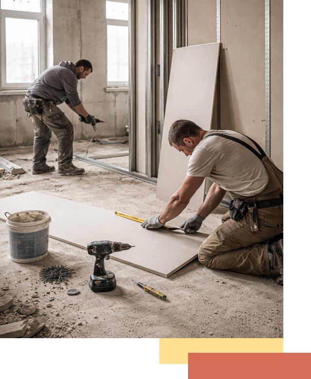 Кладка перегородок из ПГП под ключ в Урюпинске