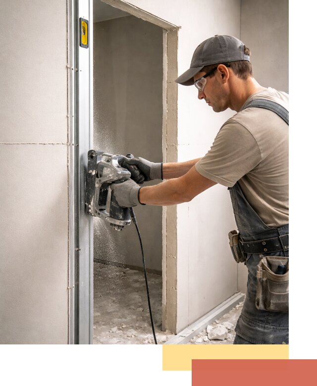 Устройство дверного проема в перегородке в Урюпинске