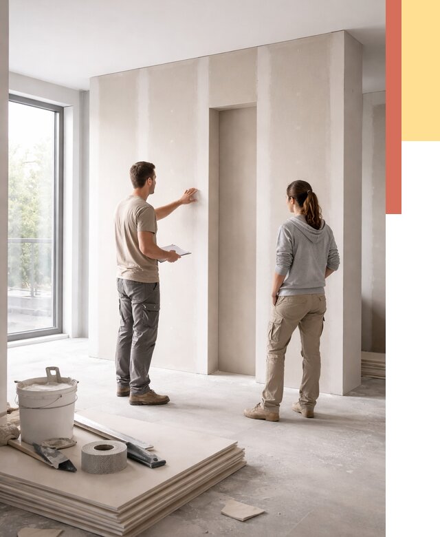 Зонирующая перегородка из гипсокартона в Урюпинске от 2884 руб. под ключ | ОТДЕЛОЧНИК-Рюп