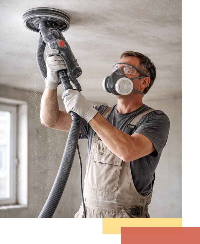 Шлифовка потолка в Урюпинске — качественная подготовка под отделку