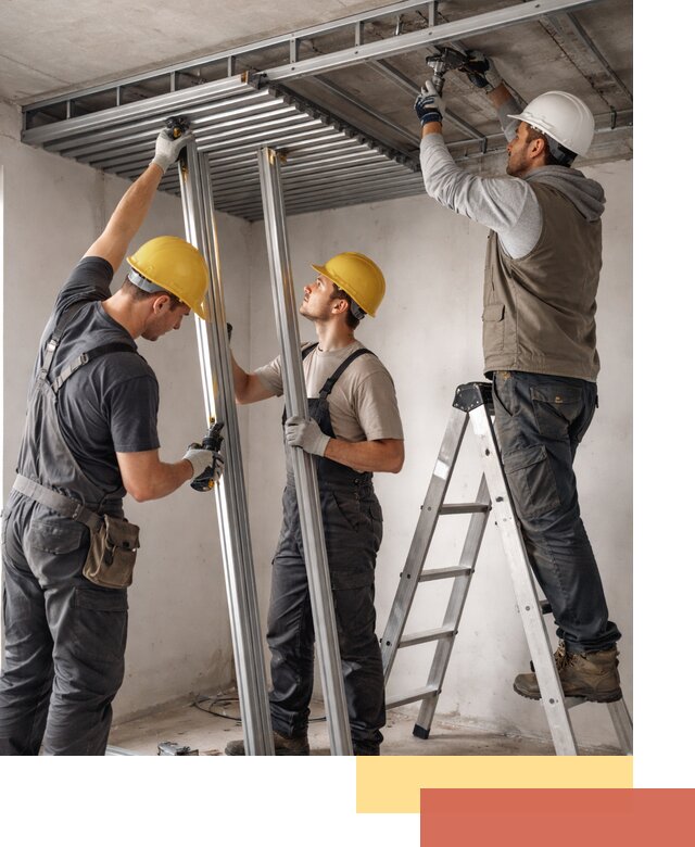 Монтаж реечного потолка под ключ в Урюпинске