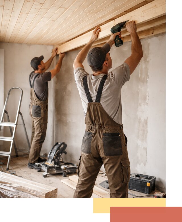 Монтаж потолка из вагонки в Урюпинске профессионально и аккуратно