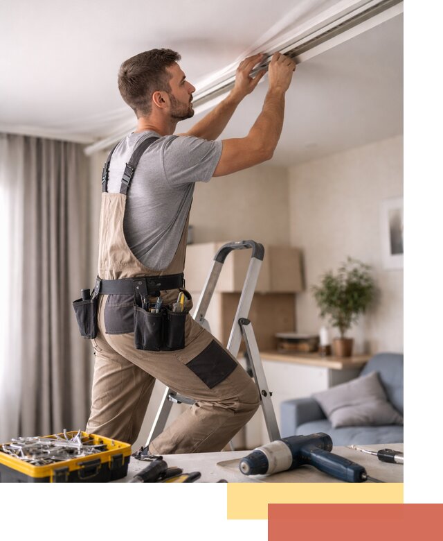 Ремонт натяжных потолков в Урюпинске — качественно и оперативно