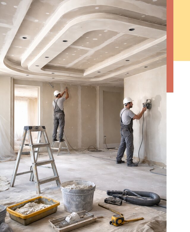 Многоуровневый потолок из гипсокартона в Урюпинске от 773 руб. под ключ | ОТДЕЛОЧНИК-Рюп