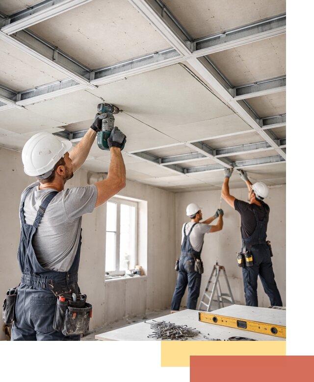 Кессонный потолок из гипсокартона под ключ в Урюпинске