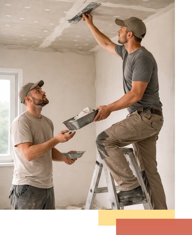 Шпаклевка потолка из гипсокартона в Урюпинске качественно и быстро