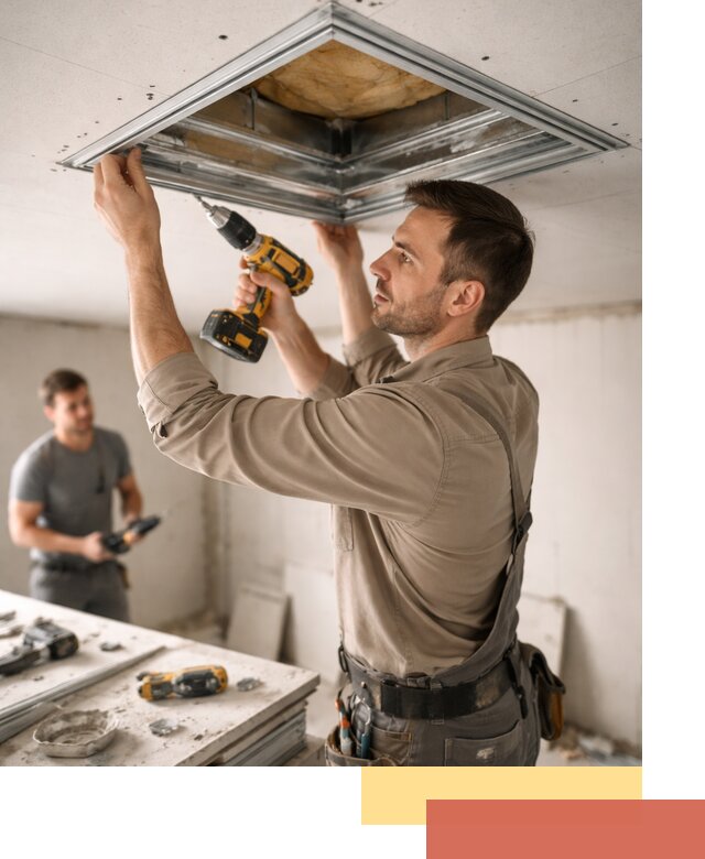 Монтаж люка в потолок из ГКЛ в Урюпинске