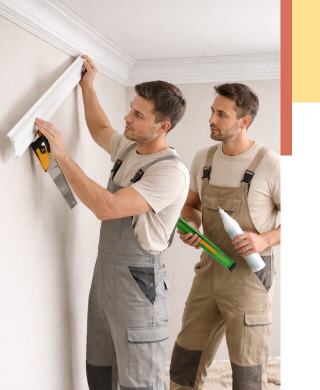 Монтаж потолочного плинтуса в Урюпинске от 2369 руб. — быстро и недорого | ОТДЕЛОЧНИК-Рюп