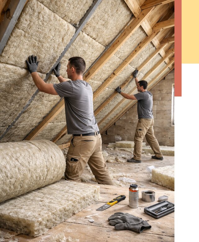 Утепление потолка минватой в Урюпинске от 1494 руб. — быстро и недорого | ОТДЕЛОЧНИК-Рюп