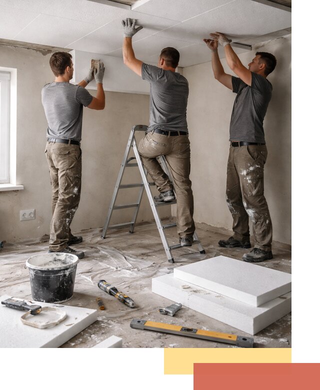 Утепление потолка пенопластом в Урюпинске быстро и качественно