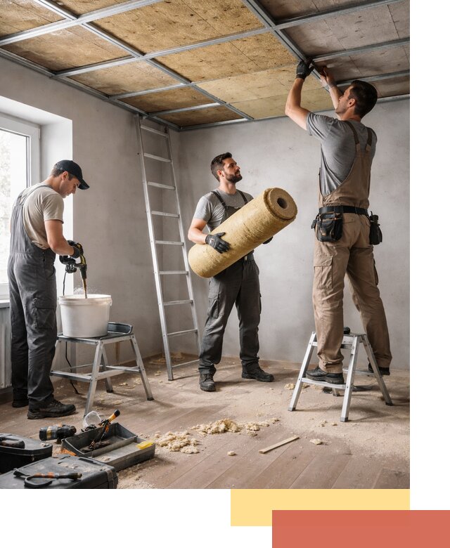 Шумоизоляция потолка в Урюпинске: профессиональный монтаж и отделка