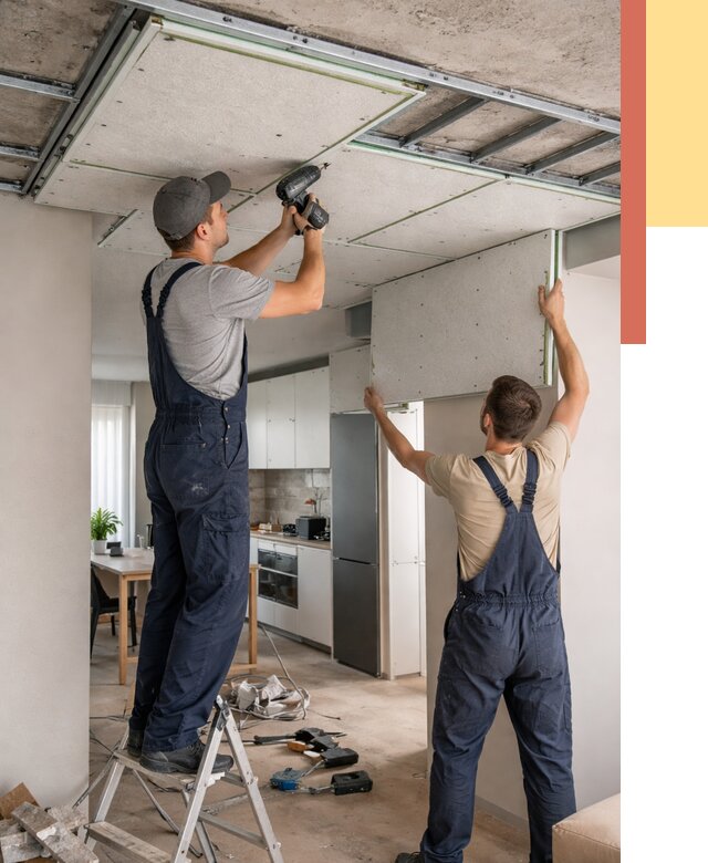 Шумоизоляция потолка панелями зипс в Урюпинске от 1906 руб. под ключ | ОТДЕЛОЧНИК-Рюп